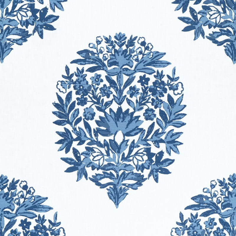 F914322 Thibaut Blue Fabric