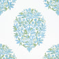 F914323 Thibaut Green and Spa Blue Fabric