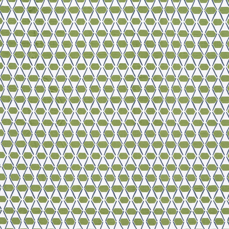 F914327 Thibaut Green and Blue Fabric