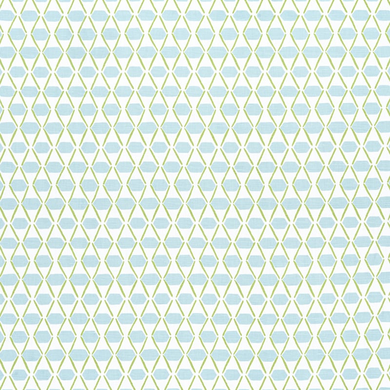 F914328 Thibaut Spa Blue and Green Fabric