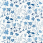 F914626 Thibaut Blue and White Fabric