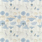F914636 Thibaut Blue and Beige Fabric