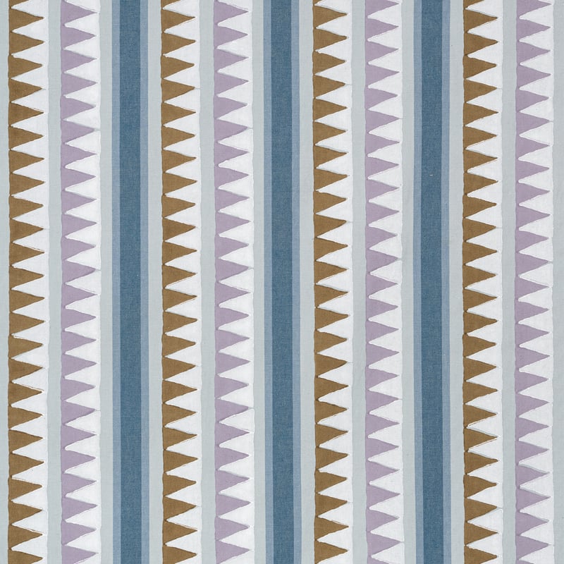 F916238 Thibaut Lavender and Blue Fabric