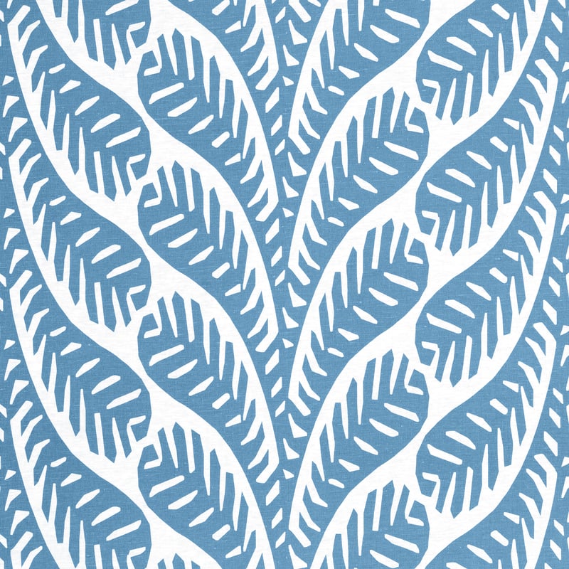 F920848 Thibaut Blue Fabric