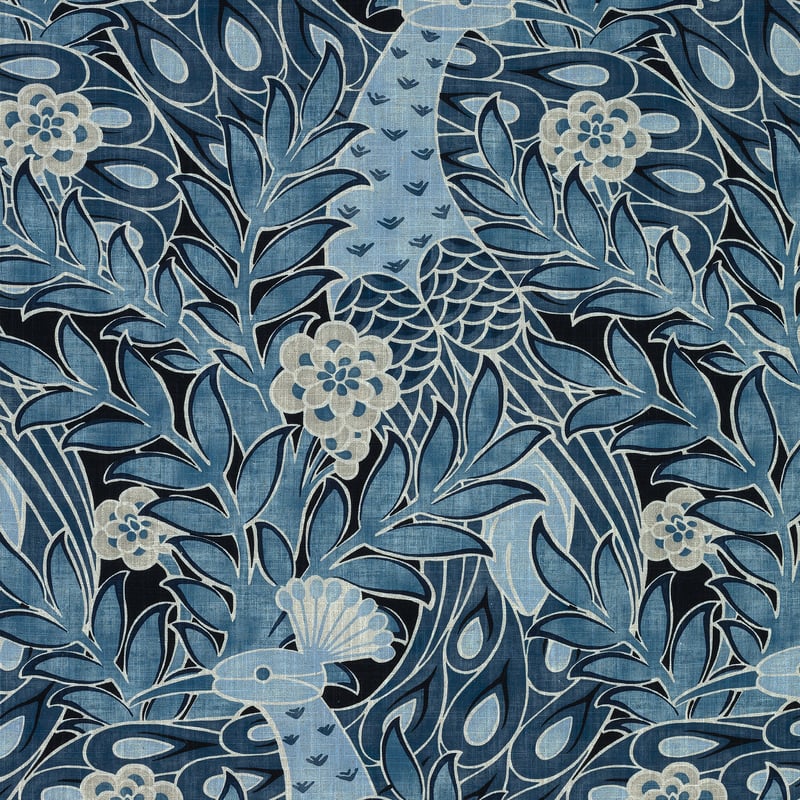 F92918 Thibaut Navy Fabric