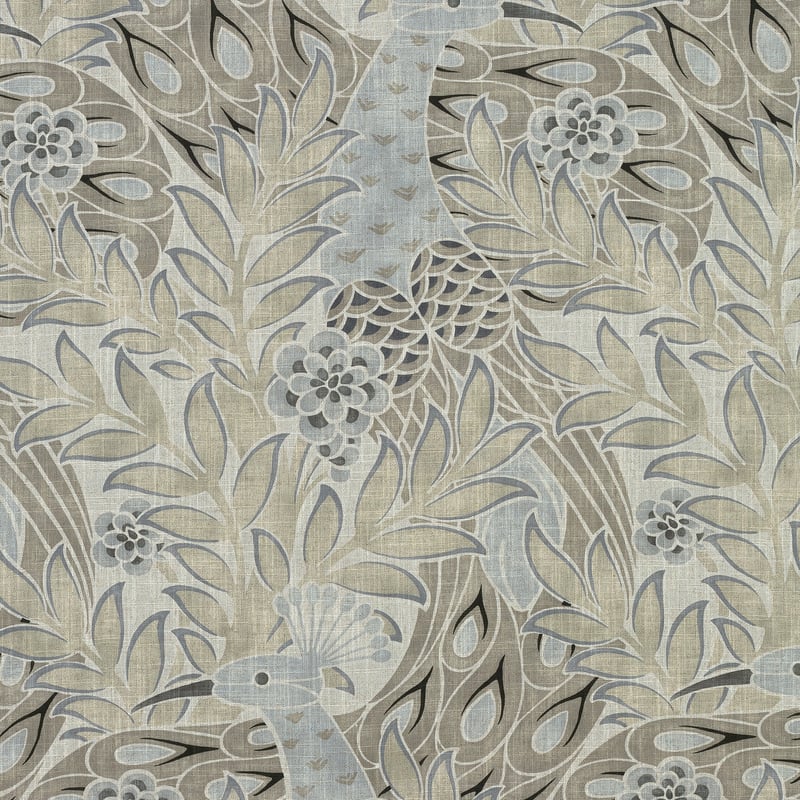 F92921 Thibaut Beige and Grey Fabric