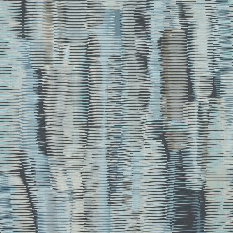 F92953 Thibaut Aqua and Black Fabric