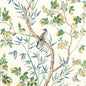F942013 Thibaut Yellow and Navy Fabric