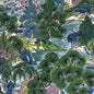F942024 Thibaut Lavender and Blue Fabric