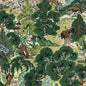 F942025 Thibaut Brown and Green Fabric