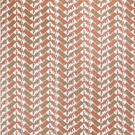 F945006 Thibaut Apricot and Ginger Fabric