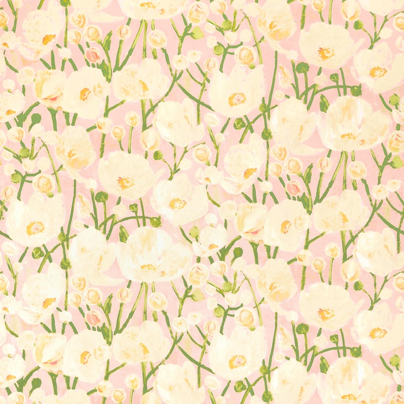F945015 Thibaut Seashell Pink Fabric