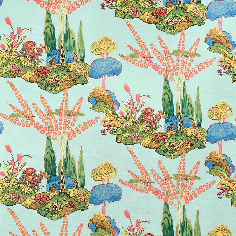 F945030 Thibaut Turquoise Fabric
