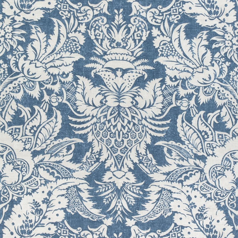 F972583 Thibaut Navy Fabric