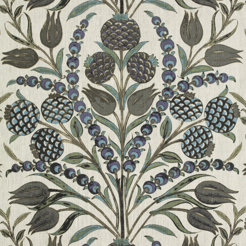 F972600 Thibaut Purple and Blue Fabric