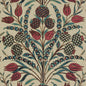 F972601 Thibaut Red and Teal Fabric