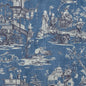 F975465 Thibaut Navy Fabric