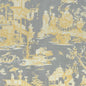 F975470 Thibaut Yellow and Grey Fabric