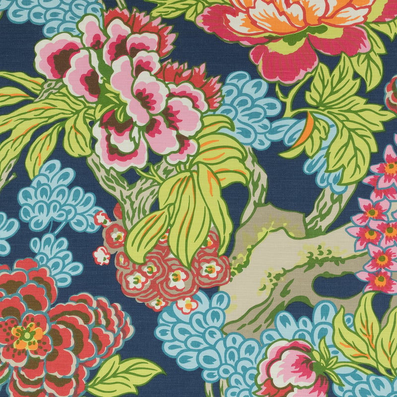 F975488 Thibaut Navy Fabric