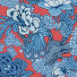 F975489 Thibaut Red and Blue Fabric