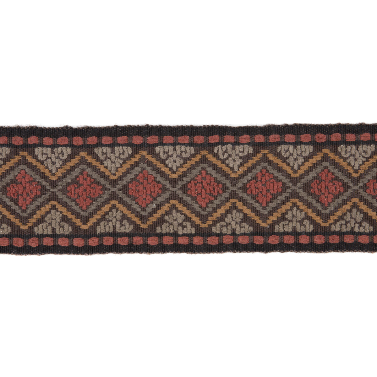 FC1002-V55 KINGSCOTE RUSSET MULBERRY TRIM
