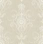 FC60300 Seabrook Designs French Country Wallpaper Colette Cameo Fog