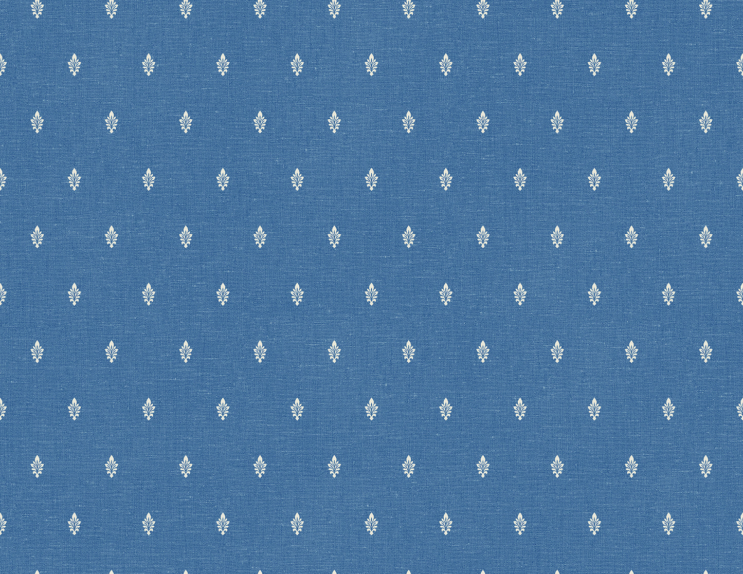 FC60602 Seabrook Designs French Country Wallpaper Petite Feuille Sprig Denim Wash