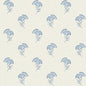 FC60802 Seabrook Designs French Country Wallpaper Lotus Branch Floral French Blue