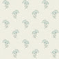 FC60808 Seabrook Designs French Country Wallpaper Lotus Branch Floral Minty Meadow & French Grey