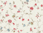 FC61004 Seabrook Designs French Country Wallpaper Florale Trail Cranberry & Blue Bell