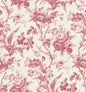 FC61201 Seabrook Designs French Country Wallpaper En Rose Cranberry