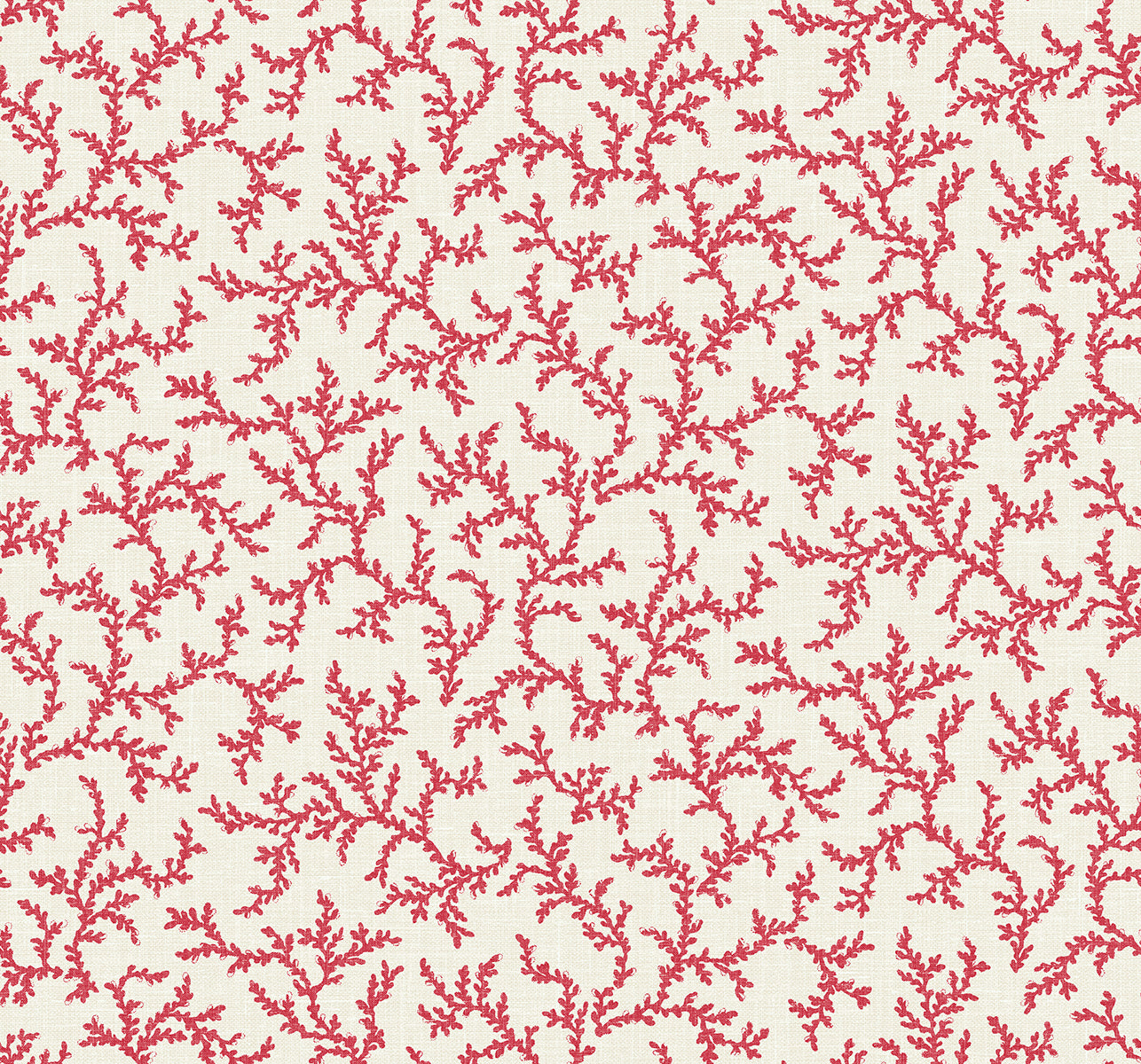 FC62101 Seabrook Designs French Country Wallpaper Corail Antique Ruby