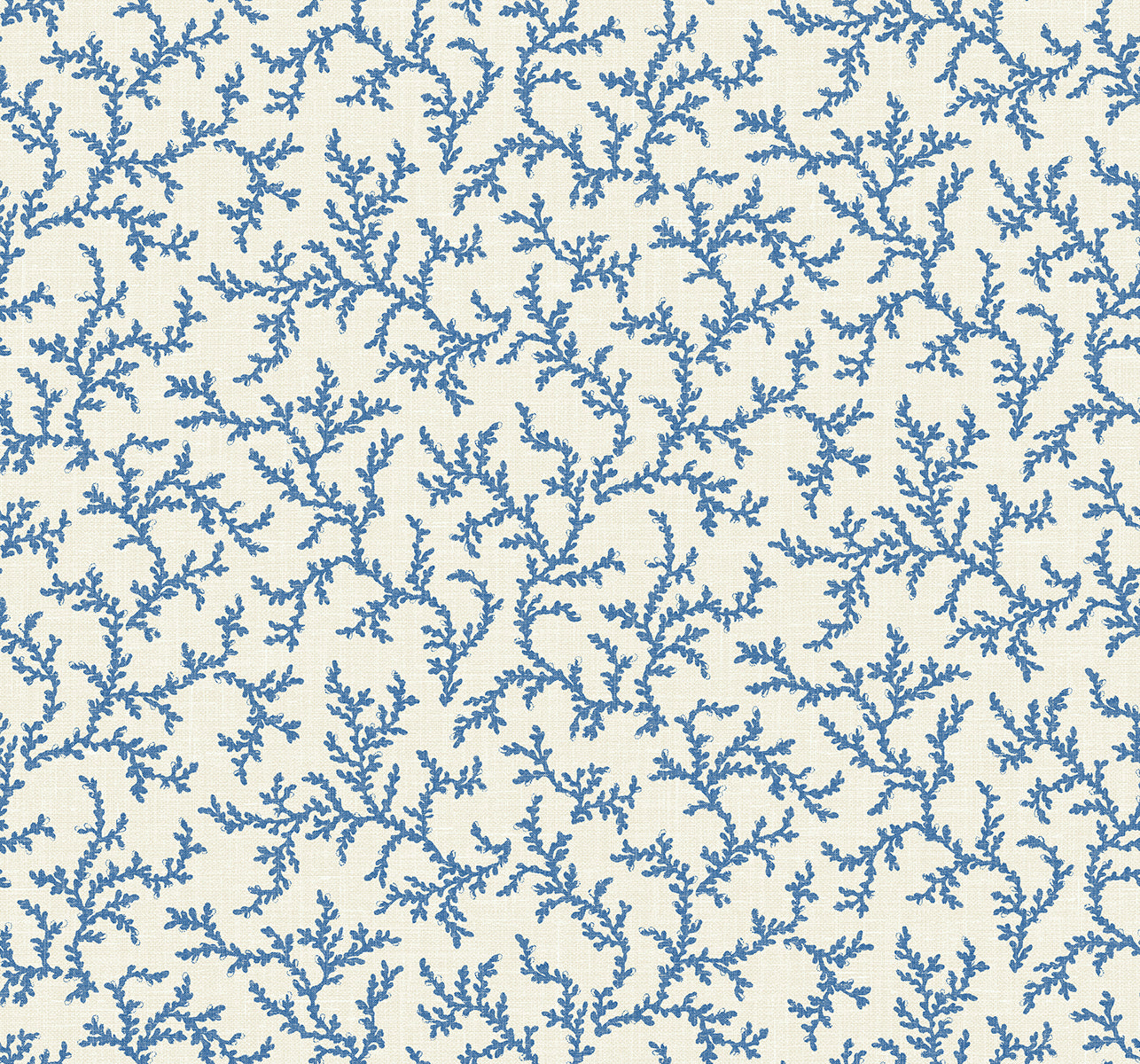 FC62102 Seabrook Designs French Country Wallpaper Corail Denim Wash