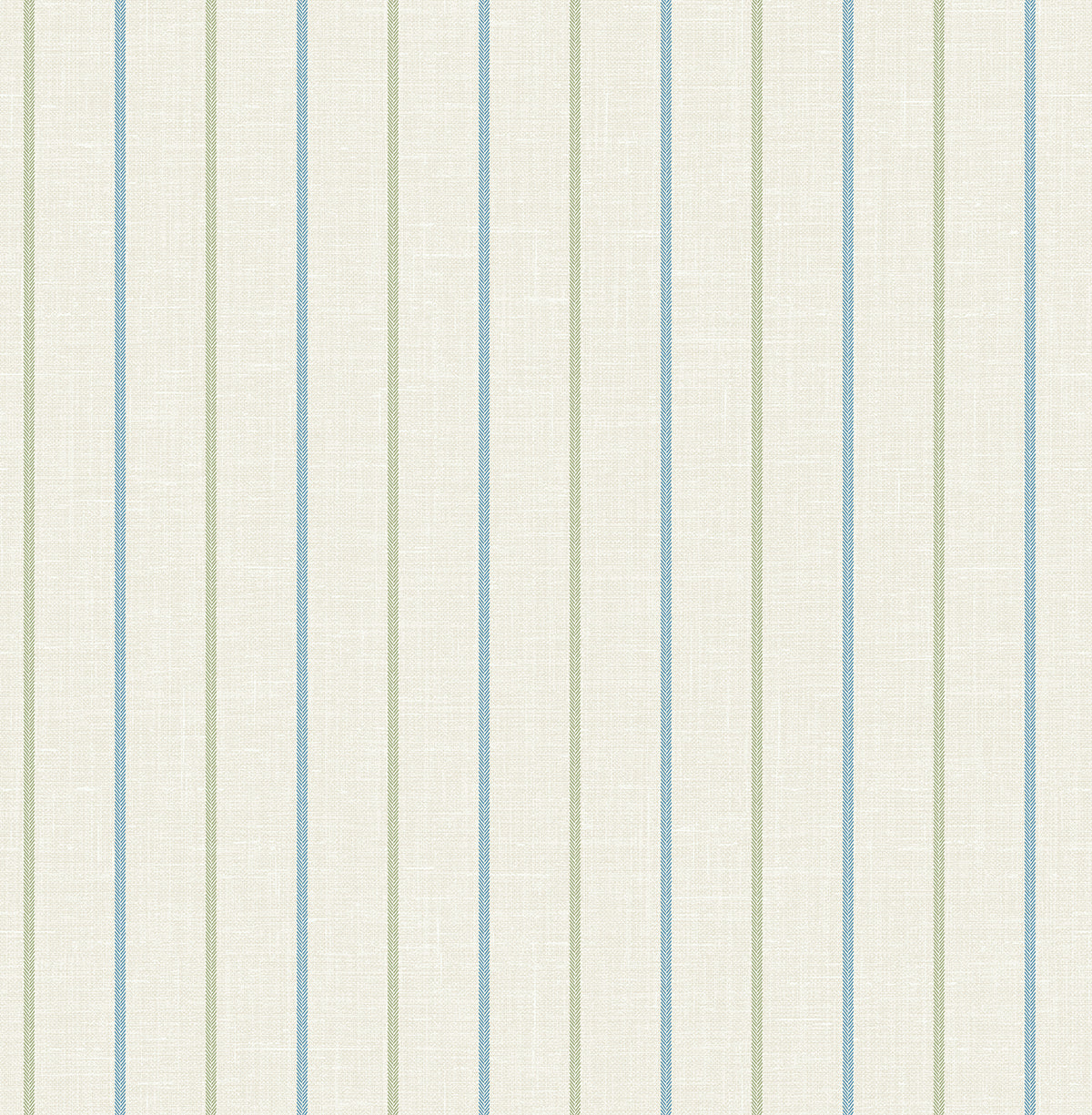 FC62512 Seabrook Designs French Country Wallpaper Andree Stripe French Blue & Pomme