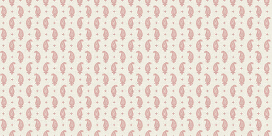 FC62701F Seabrook Designs French Country Fabric Maia Linen Fabric Antique Ruby