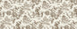 FC62806F Seabrook Designs French Country Fabric Chinoiserie Linen Fabric Hickory Smoke