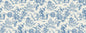 FC62812F Seabrook Designs French Country Fabric Chinoiserie Linen Fabric Denim Wash