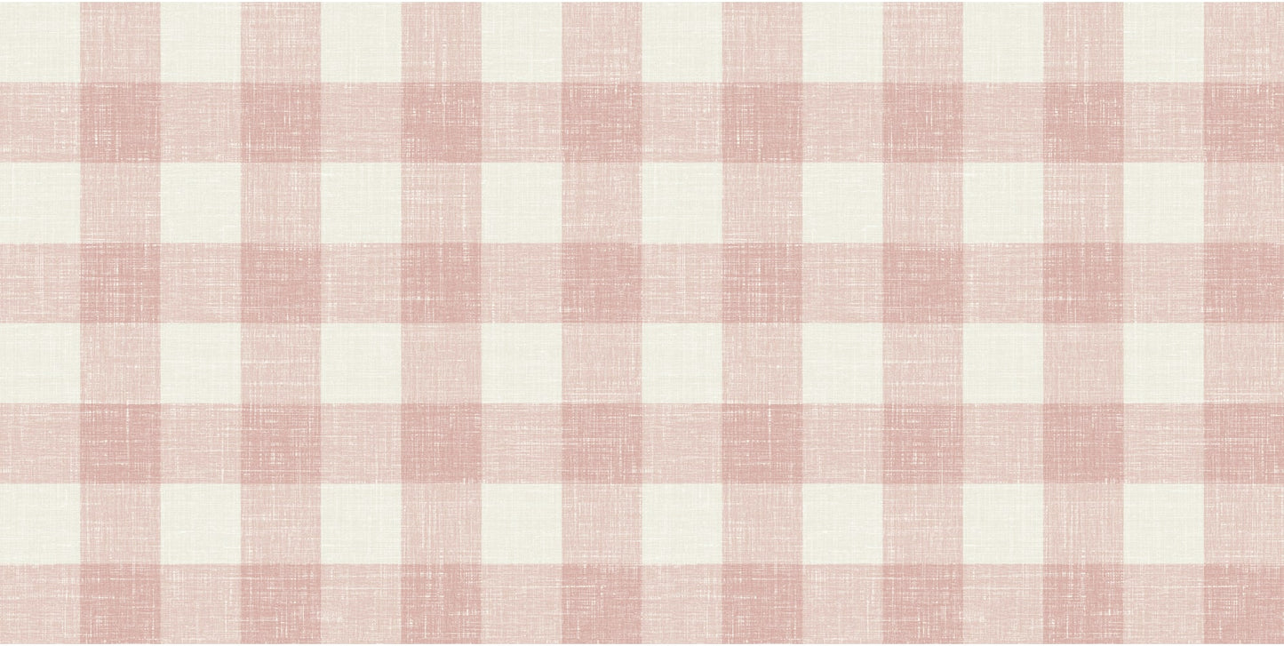 FC62901F Seabrook Designs French Country Fabric Bebe Linen Fabric Rustic Rouge