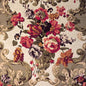 FD101/523-N101 FLORAL ROCOCO TAUPE MULBERRY Fabrics Drapery Upholstery