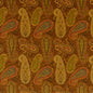 FD2002-T30 PEREGRINE PAISLEY VELVET SPICE MULBERRY UPHOLSTERY