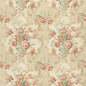 FD2011-R114 FLORAL ROCOCO LOVAT/RED MULBERRY Fabrics Drapery Upholstery