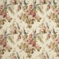 FD264-J143 VINTAGE FLORAL ANTIQUE/ROSE MULBERRY Fabrics Drapery Upholstery