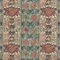 FD309-G103 KILVER INDIGO/RED MULBERRY Fabrics Drapery Upholstery
