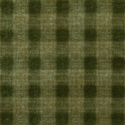 FD314-S16 HIGHLAND CHECK EMERALD MULBERRY Fabrics Drapery Upholstery