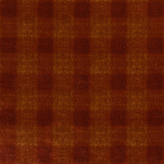 FD314-T30 HIGHLAND CHECK SPICE MULBERRY Fabrics Drapery Upholstery