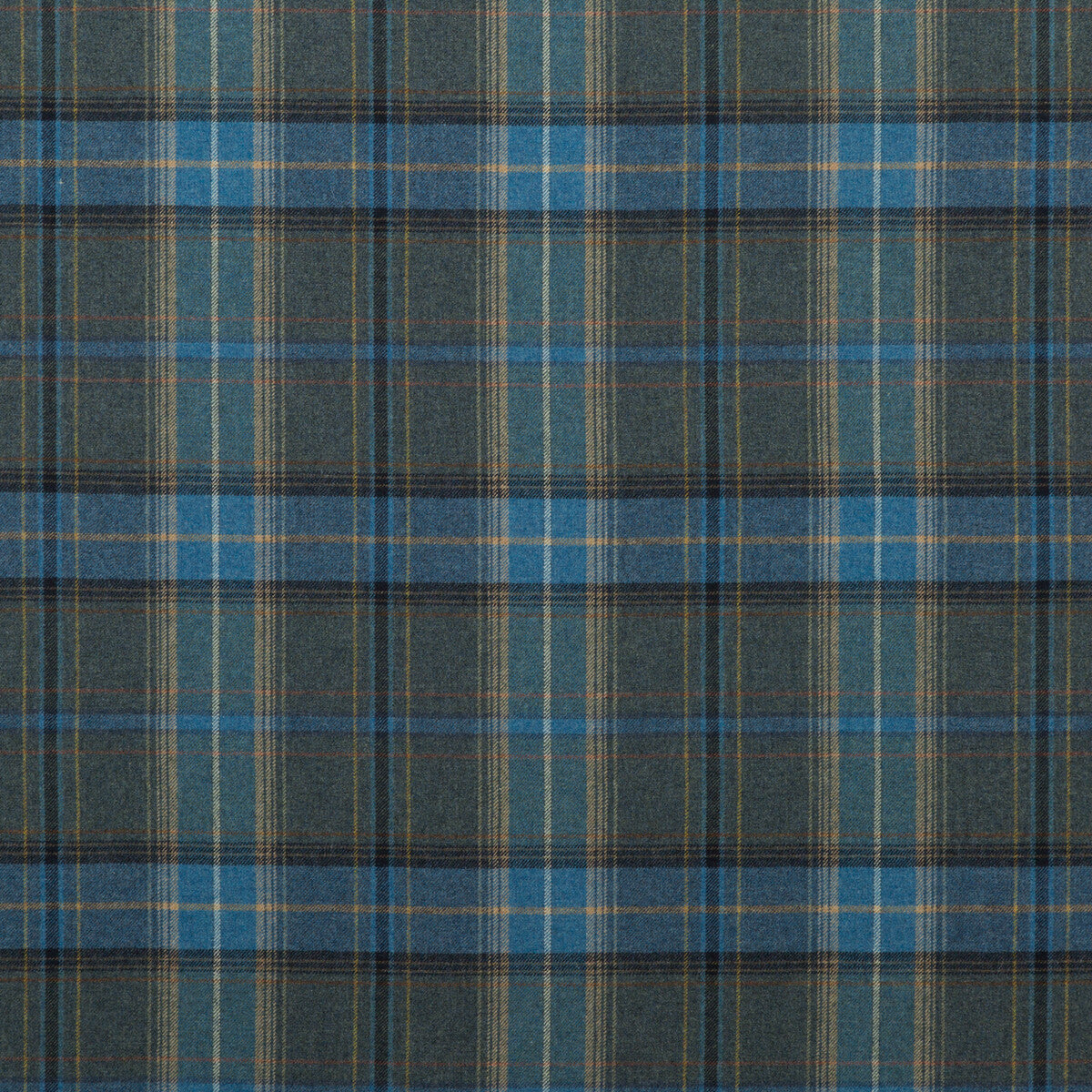 FD344-H101 SHETLAND PLAID BLUE MULBERRY Fabrics Drapery Upholstery