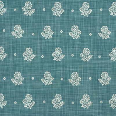 FD526-R104 PROVENCE FLOWER BLUE MULBERRY Fabrics Drapery Upholstery