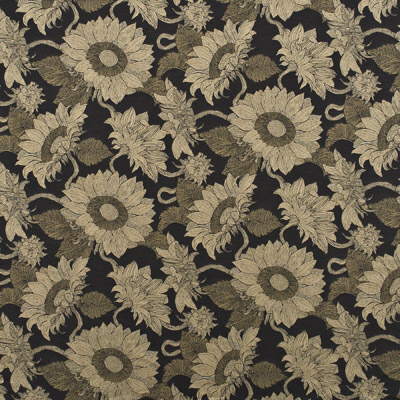 FD575-A25 SUNFLOWER WEAVE BURNT UMBER MULBERRY Fabrics Drapery Upholstery