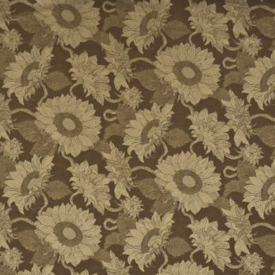 FD575-T128 SUNFLOWER WEAVE OCHRE MULBERRY Fabrics Drapery Upholstery