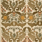FD689-S118 CONSTANTINE LINEN SAGE/GOLD MULBERRY DRAPERY